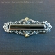Broche de azabache y plata
