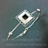 Pulsera de azabache y plata