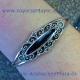Pulsera de azabache y plata