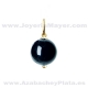 Colgante bola de azabache y oro