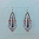 Pendientes de azabache y plata