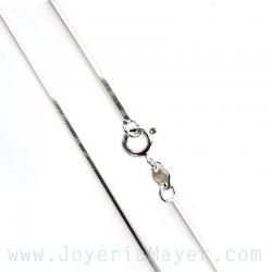 Cadena de plata