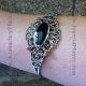 Pulsera de azabache y plata