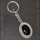 Llavero de azabache y plata