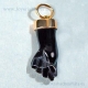 Higa de azabache y plata