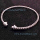 Pulsera celta de azabache y plata