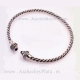 Pulsera celta de azabache y plata