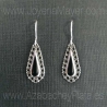 Pendientes de azabache y plata