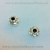 Pendientes de azabache y plata