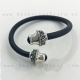Pulsera celta de azabache y plata