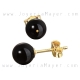 Pendientes de azabache y plata