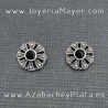 Pendientes de azabache y plata