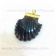 Concha de azabache y oro