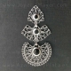Colgante tradicional gallego de azabache y plata