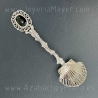 Cuchara cacillo de azabache y plata