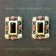 Pendientes de azabache y plata